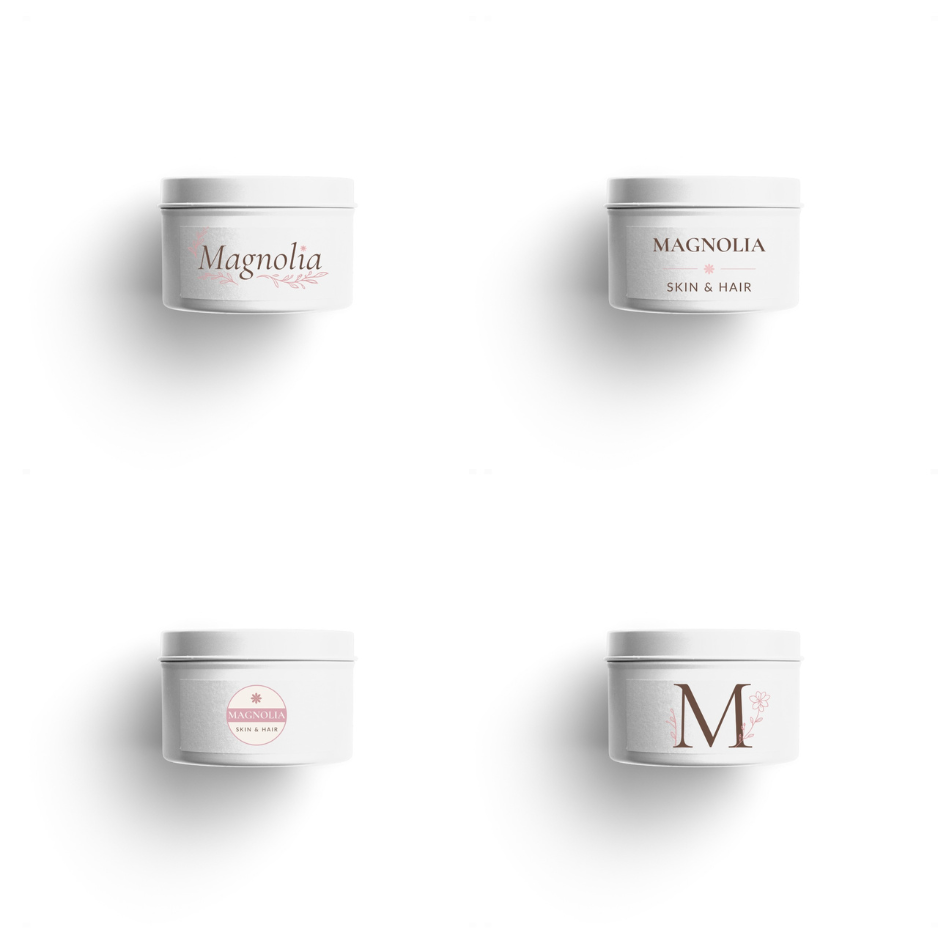 Magnolia jar mockups